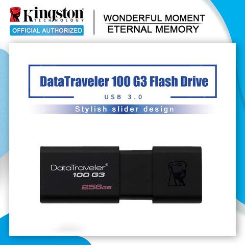 Kingston USB Flash Drives 8GB 16GB 32GB 64GB 128GB USB 3.0 Pen Drive high speed PenDrives DT100G3 ► Photo 1/6