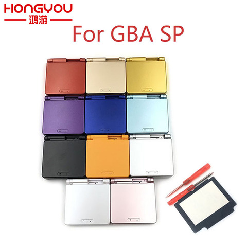 For Nintendo GBA SP For Gameboy Housing Case Cover Replacement Full Shell For Advance SP ► Photo 1/6