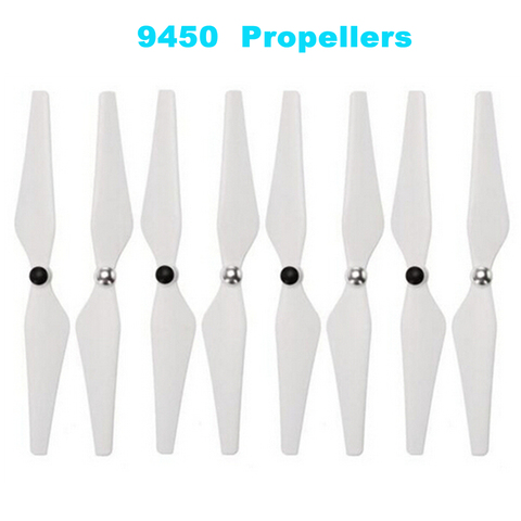 4 Pairs / 8pcs 9450 Propellers for DJI Phantom 3/2 Drone 9.4 inch CW/CCW Prop Replacement Blade Propeller Self-Tightening Props ► Photo 1/6