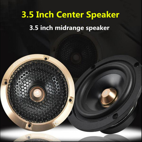 2 Pcs Car Audio Amplifier Speaker 3.5 Inch Midrange Speaker Three-way Speakers Instrument Panel A Column Inverted Mode Speaker ► Photo 1/6