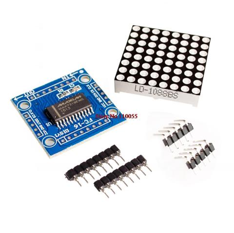 MAX7219 dot matrix module microcontroller module DIY KIT ► Photo 1/2