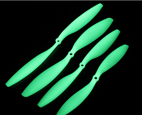 2 Pair/Set Fluorescent Combo Propeller Prop CW CCW 8038 8045 9047 1038 1045 1147 1245 FPV Quadcopter Multirotor Glow in Dark ABS ► Photo 1/1