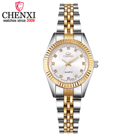 CHENXI Women Golden & Silver Classic Quartz Watch Female Elegant Clock Luxury Gift Watches Ladies Waterproof Wristwatch ► Photo 1/6