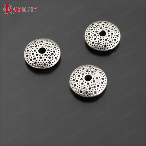(27420)50PCS 10x3MM Antique Style Zinc Alloy with Dot Wheel Separated Beads Spacer Beads Diy Jewelry Findings Accessories ► Photo 1/1