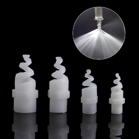 5Pcs Plastic Spiral Cone Nozzle Spray Sprinkler Head 1/4