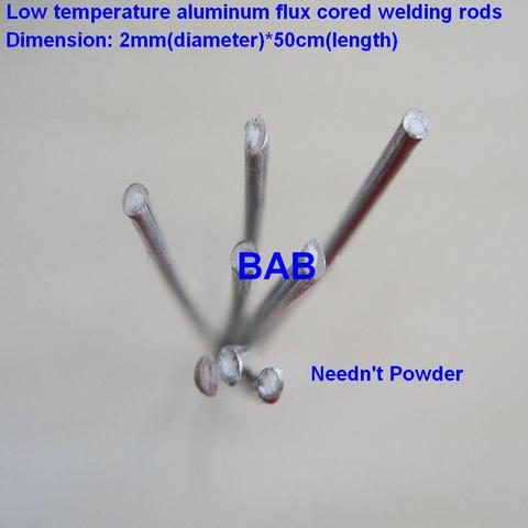 20 PCS 2mm*50cm Low temperature aluminum flux cored welding wire No need aluminum powder Instead of WE53 copper and aluminum rod ► Photo 1/4
