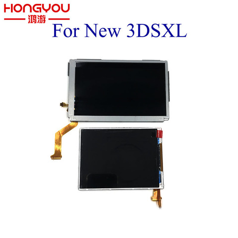 Replacement New Upper Top Buttom Lower LCD Screen for Nintendo NEW 3DS XL LL Repair Parts Display Panel ► Photo 1/6