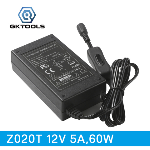GKTOOLS, 12V 5A 60W Power Adaptor with Switching, Supply Dedicated for 60W mini motor, Z020T & Z020-1 ► Photo 1/3