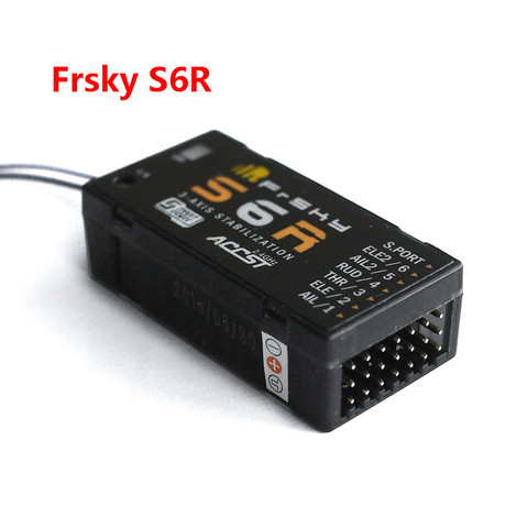 FrSky S6R 6ch Receiver w/ 3-Axis Stabilization + Smart Port Telemetry ► Photo 1/5