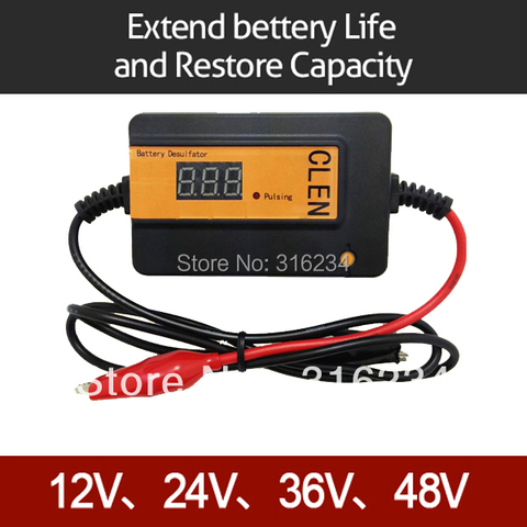 CLEN 200Ah Battery Desulfator Lead Acid Battery Desulfation Battery Regenerator 12V/24V/36V/48V ► Photo 1/1