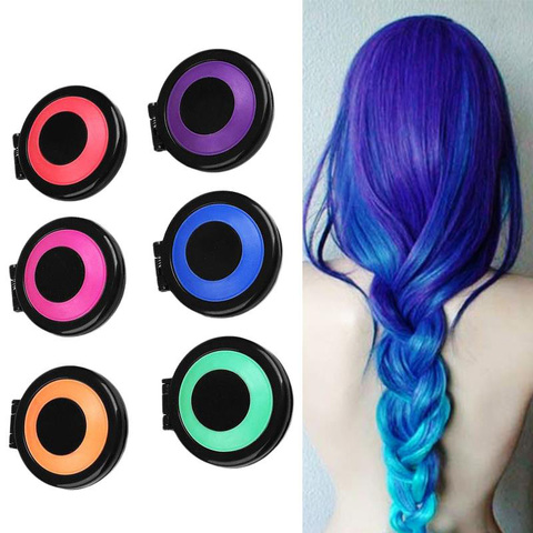 Hair Color Hair Chalk Powder European Temporary Pastel Hair Dye Color Paint Beauty Soft Pastels Salon ► Photo 1/6