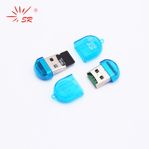 SR Firely Clear Style Micro SD Card Reader USB 2.0 Flash Internal TF Memory OTG Adapter Drive for PC Laptop Accessories ► Photo 1/6
