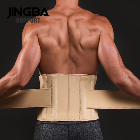 JINGBA SUPPORT mens waist trimmer Weight Loss slimming belt neoprene fitness belt back waist support Sweat belt waist trainer ► Photo 1/6