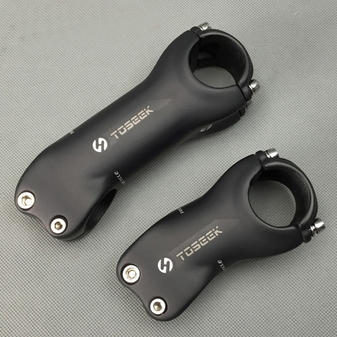 TOSEEK Ultralight matte UD full carbon fibre mtb mountain bicycle stem parts 6/17 angle 31.8 x 60/70/80/90/100/110/120/130mm ► Photo 1/6