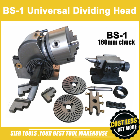 BS-1 SEMI-UNIVERSAL INDEX CENTERB/Universal dividing head/With 160mm 3-jaw chuck ► Photo 1/6
