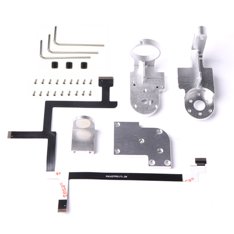For DJI Phantom 3 SE Gimbal Yaw Arm Roll Arm Bracket Flex Cable Cover Plate Rubber Balls Shock Absorber Gimbal Cover Repair Part ► Photo 1/6