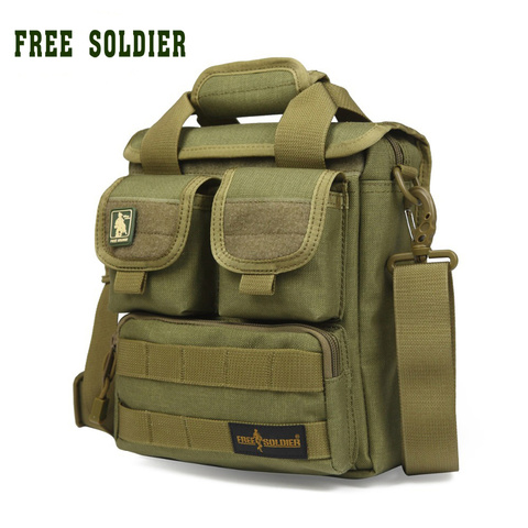 FREE SOLDIER 100% CORDURA material YKK zipper  Hiking&Camping single shoulder bags men's Tactical handy bags ► Photo 1/5
