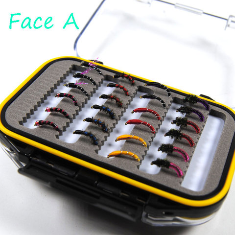 24/48pcs Dry / Wet Flies Nymph Fly Fishing Lure box Artificial Pesca Bait for Carp spring Pesca ► Photo 1/4