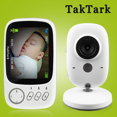TakTark 3.2 inch Wireless Video Color Baby Monitor portable Baby Nanny Security Camera IR LED Night Vision intercom ► Photo 1/6