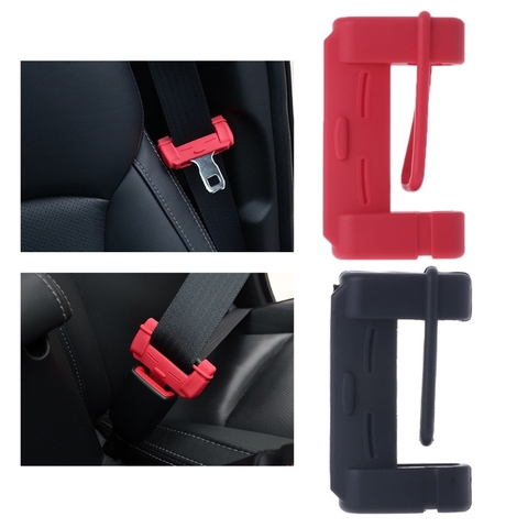 Universal Silicone Car Seat Belt Buckle Covers Clip Anti-Scratch Cover ► Photo 1/6