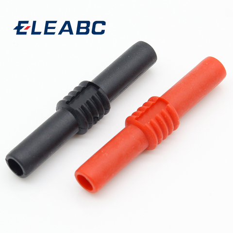 10Pcs Insulated Red and Black 4mm Female to Female Banana Jack Adapter Connector ► Photo 1/4