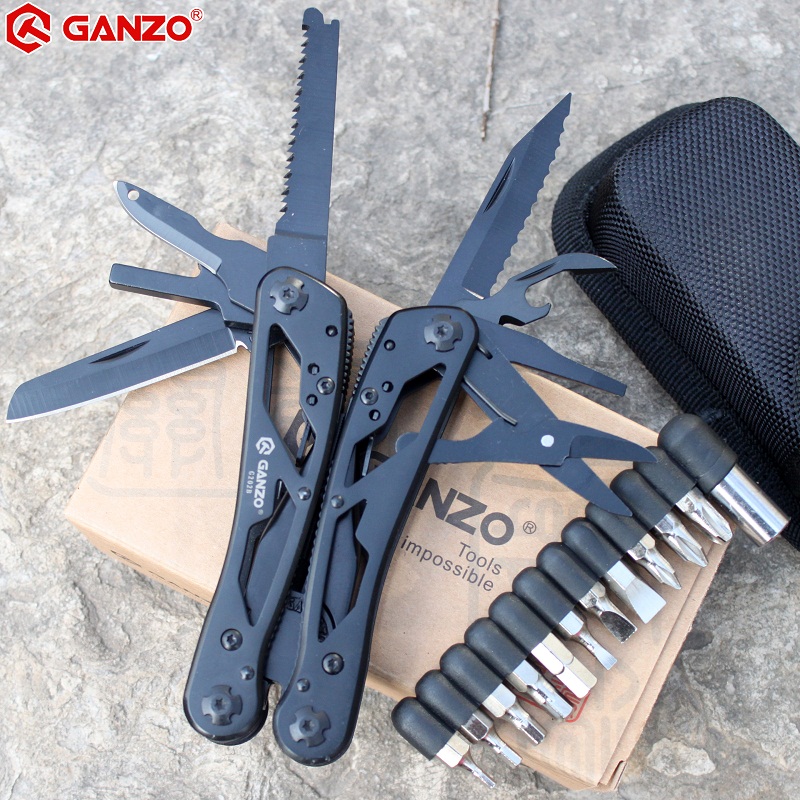 Stainless Steel Multi Tool Combination Pliers G202B Fishing Tools Outdoors Kit 