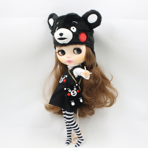 Fortune Days Blyth doll A set of Kumamon clothes comfortable warm and cute clothes for  1/6 BJD ICY DBS ► Photo 1/6