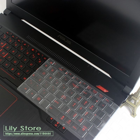 15.6 inch laptop keyboard cover Protector for Asus TUF Gaming FX505 fx505ge FX505G fx505dy FX 505 GD GM FX505GM FX505GD 15.6'' ► Photo 1/5
