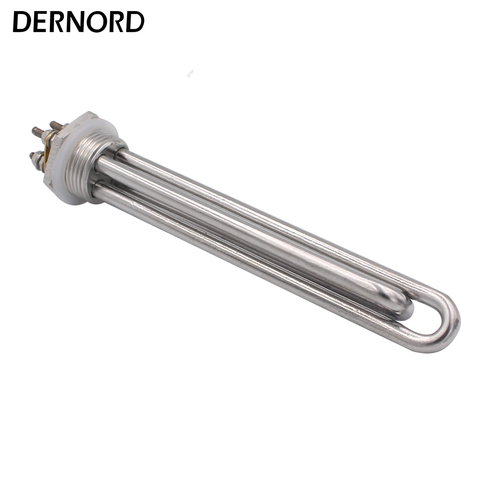 Stainless Steel DC 12V 600W Screw In 1 INCH BSP Solar Water Heater Element Immersion Water Heater for Wind and Solar Energy ► Photo 1/6