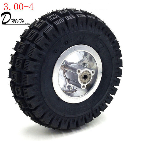 3.00-4 Electric Scooter Front Wheel with  tyre Alloy Rim hub and inner tube wheels Gas scooter bike motorcycle ► Photo 1/6
