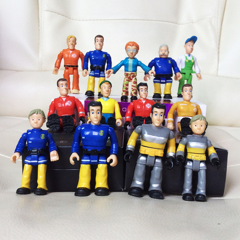 Original 1pcs joint movable Fireman sam Action PVC Toys for kids ► Photo 1/1