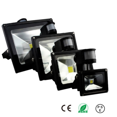 LED Floodlight 20W/30W/50W PIR Motion Sensor Security Outdoor Flood Light IP65