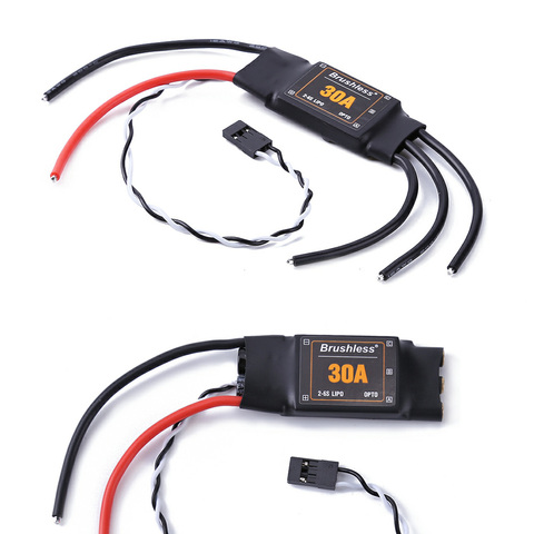 4pcs/lot 2-6S Lipo 30A Brushless ESC No BEC High Refresh Rate for Rc Multi-axle Aircraft Copters ► Photo 1/1