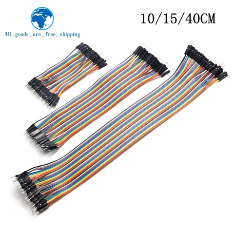 10CM Female to Female Breadboard Jumper DuPont 2.54MM 1P-1P Cable