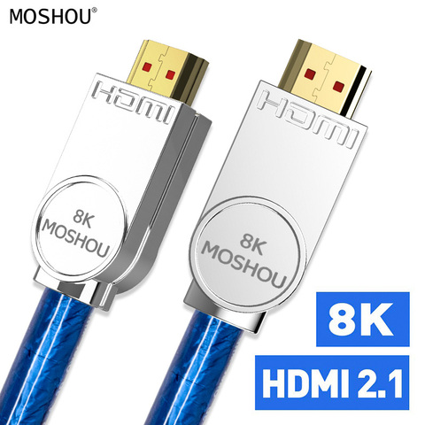 HDMI Cables 2.1 amplifier 8K 60Hz 4K 120Hz HDR 4:4:4 UHD 48Gbps HIFI ARC 12 Bit 7680*4320 with Audio Video ► Photo 1/6