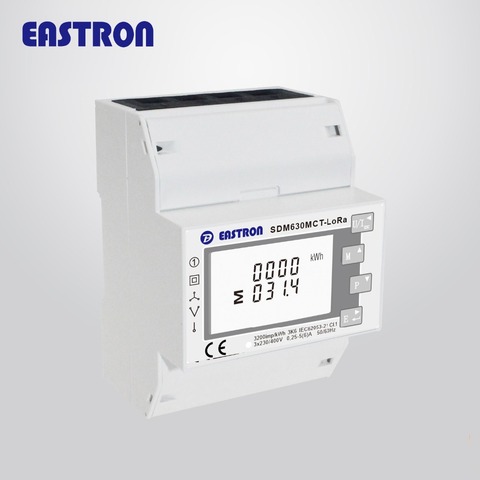 SDM630MCT-LoRa 1A/5A CT connected LoRaMesh Wireles Mutli-Function Three Phase Din Rail Energy Meter ► Photo 1/1