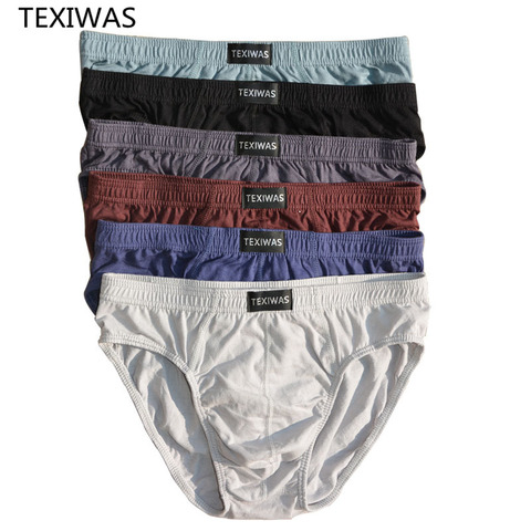 4pcs/lot Free  shipping cheapest 100% Cotton Mens Briefs  Plus Size Men Underwear Panties 4XL/5XL/6XL Men's Breathable Panties ► Photo 1/5