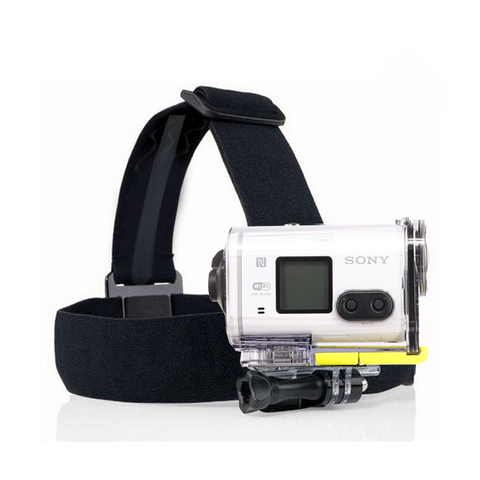 Black Elastic Head Strap Mount For sony action am HDR-AS100V AS300R AS50 AS200V X3000R AEE sport camera ► Photo 1/3