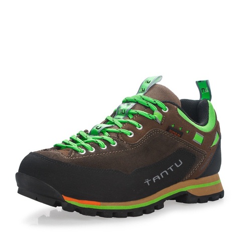 Hiking Shoes Men Genuine Leather Waterproof Mountaineering Sneakers Breathable Light Male Shoe Size Eu 39-46 AA20223 ► Photo 1/6