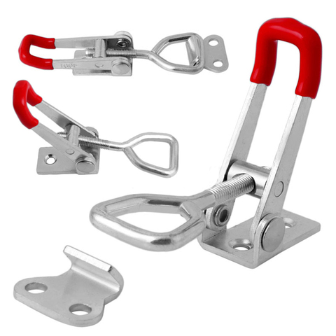 5pcs/Set GH-4001 Quick Toggle Clamp 100Kg/220Lbs Holding Capacity Clip Durable Metal Latch Hand Tool for Machine Operation ► Photo 1/6