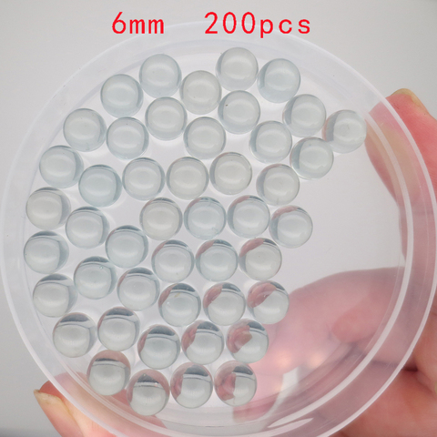 100-200pcs airsoft air bb guns 6mm 7mm 8mm glass balls used for slingshot hunting  bow and arrow sport  glass pinball ► Photo 1/6