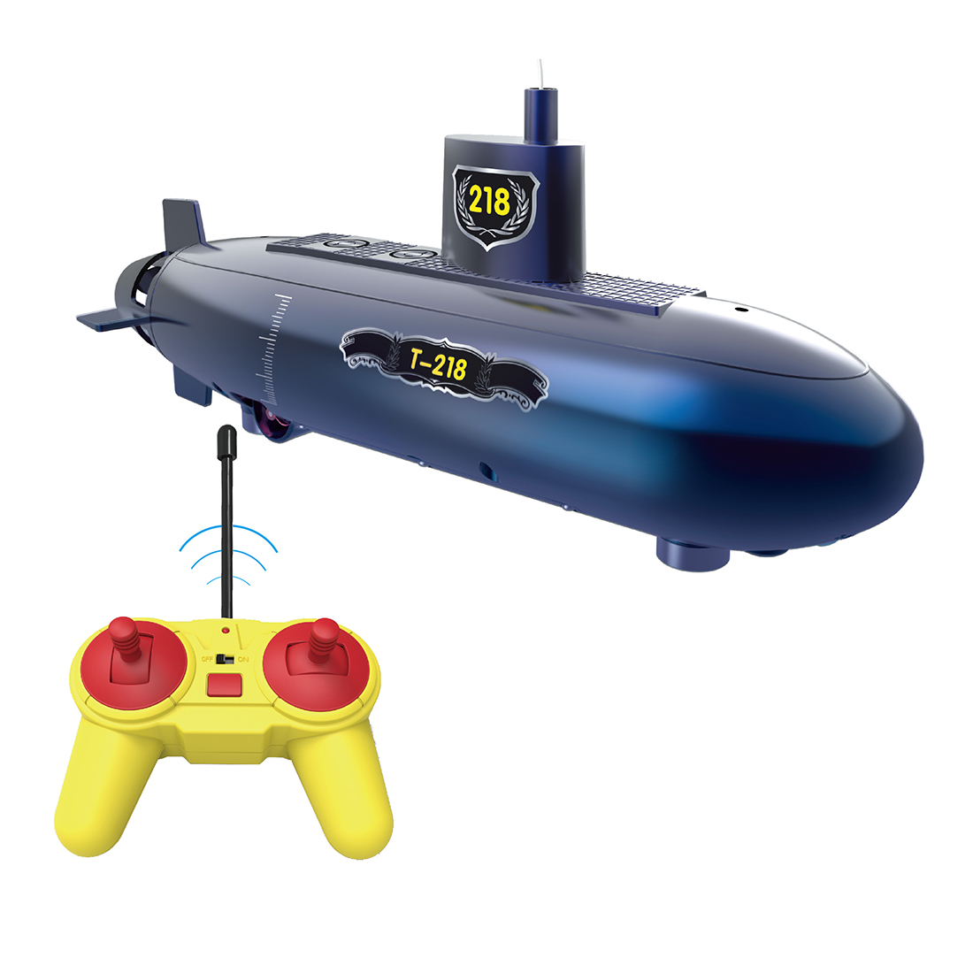 Mini Simulation Military Remote Control 6 Channel Submarine Toy Model 