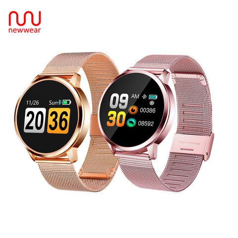 vuist Pak om te zetten achterlijk persoon Price history & Review on Upgrade Newwear Q8 OLED Smart Watch Color Screen  Fashion Fitness Tracker Heart Rate bluetooth Sport Smartwatch for IOS  Android | AliExpress Seller - Wearable Device Store | Alitools.io