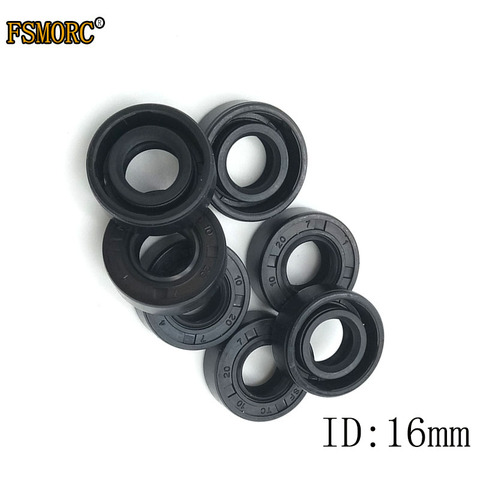 TC-16*21*22*23*24*25*26*27*28*29*30*32*35*40*42*4/5/6/7/8/9/10 NBR Shaft Oil Seal Nitrile Covered Double Lip With Garter Spring ► Photo 1/1