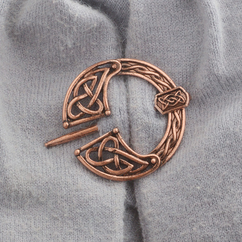 Viking Brooch Shawl Cloak Pin Clasp Norse Medieval Penannular