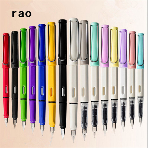 High quality 555 Colors Student School office  F and EF Nib Fountain Pen  New The best gift  ink pen stationery supplies ► Photo 1/6