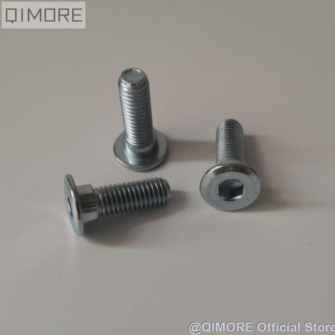 3 pieces of Scooter Brake Rotor Brake Disc Bolt / Screw M8x25 (with 10mm step) ► Photo 1/6