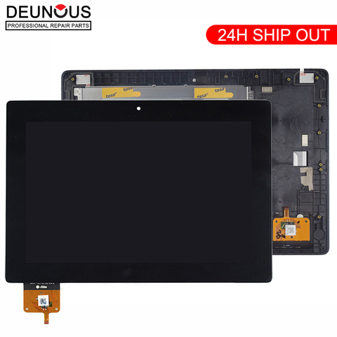 New 10.1 inch For Lenovo IdeaTab S6000 BP101WX1-206 LCD Display Panel Monitor with Touch Screen Digitizer Sensor Assembly +Frame ► Photo 1/5