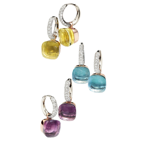 S925 Tibetan Silver Material 23 Colors Crystal Candy Style Match Drop Earring For Women Jewelry(DJ1409) ► Photo 1/6