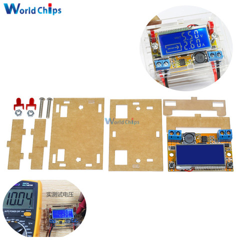 DC-DC 5-23V To 0-16.5V 3A Adjustable Step-down Power Supply Module Voltage Current LCD Display Step Down Buck Regulator + Case ► Photo 1/6